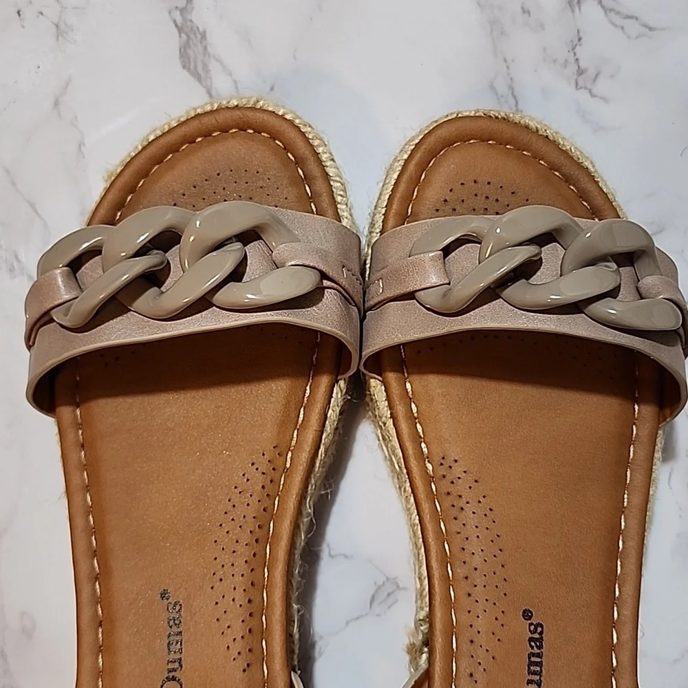 Pierre Dumas nude ankle strap sandals - Picture 3 of 8